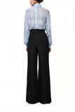 Blusa con bandas gardenia