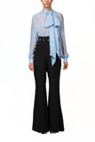 Blusa con bandas gardenia