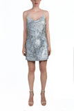 Vestido azul corto