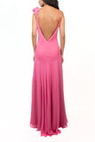 Vestido largo rosa Anne