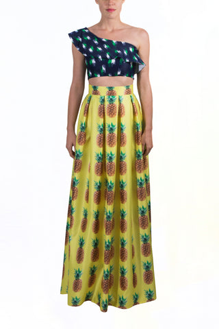 Crop top print