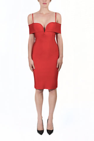 Vestido off shoulder