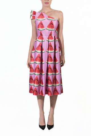 Vestido estampado sandias