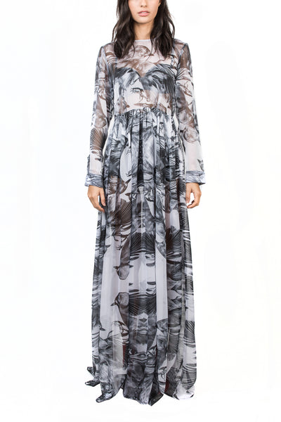 Long dress birds