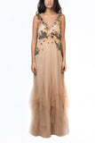 Vestido tul con flores