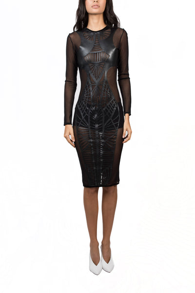 Vestido trasparencia