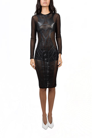 Vestido trasparencia