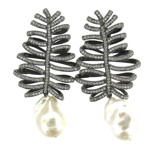 Aretes Hojas