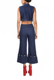 Crop top con botones Nassau