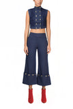 Crop top con botones Nassau